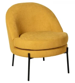 Exclusivas Fotel MESTERO 78 cm musztardowy