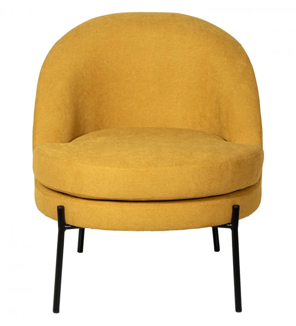 Exclusivas Fotel MESTERO 78 cm musztardowy