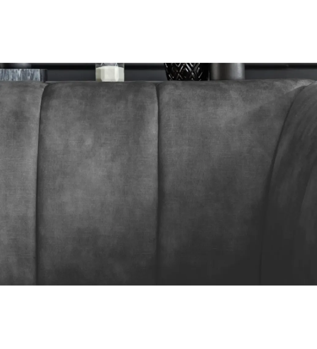 Invicta Interior Fotel NOBLESSE aksamit szary