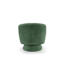 Invicta Interior Fotel obrotowy BOSSA NOVA bouclé zielony