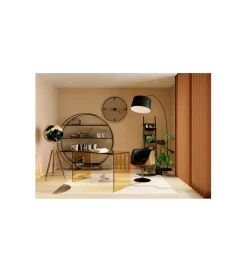 KARE Fotel obrotowy CLUB WALNUT