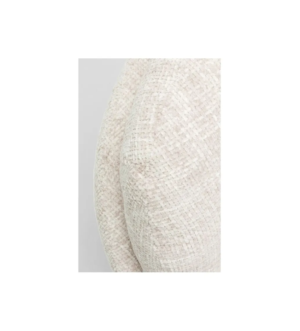 KARE Fotel obrotowy COSY 86 cm beżowy