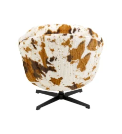 KARE Fotel obrotowy CUTIE COW 85 cm
