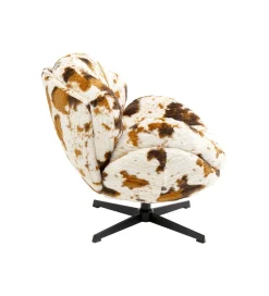KARE Fotel obrotowy CUTIE COW 85 cm