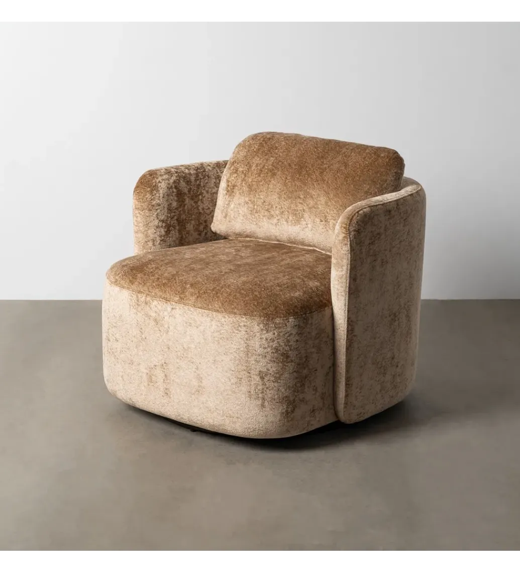 Zona-Design Fotel obrotowy GIRATORIO 66 cm beżowy