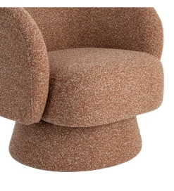 Zona-Design Fotel obrotowy GIRATORIO 77 cm łososiowy
