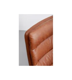 KARE Fotel obrotowy LIDO 87 cm brązowy