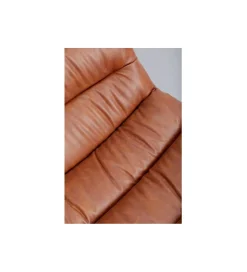 KARE Fotel obrotowy LIDO 87 cm brązowy
