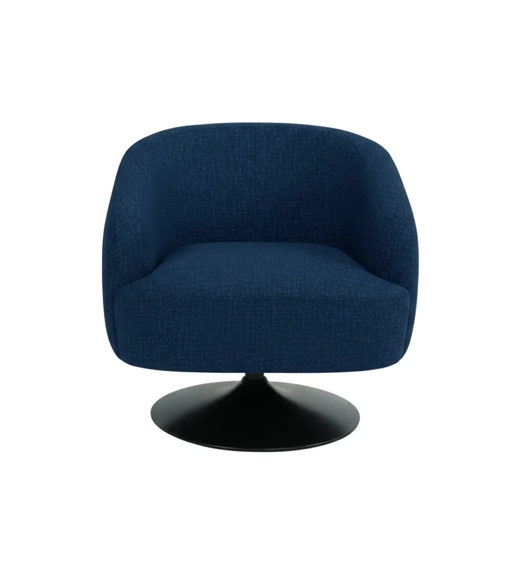 Zona-Design Fotel obrotowy RASANY 73 cm granatowy