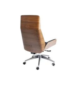 KARE Fotel obrotowy ROUVEN 120 cm czarny