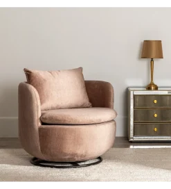 Zona-Design Fotel obrotowy SUMUTN 84 cm taupe