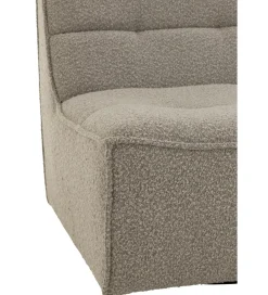 J-Line Fotel obrotowy Swivel Bouclé  83 cm taupe