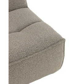 J-Line Fotel obrotowy Swivel Bouclé  83 cm taupe