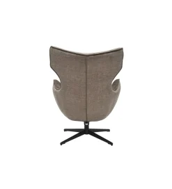 Invicta Interior Fotel obrotowy VOGUE welwet taupe