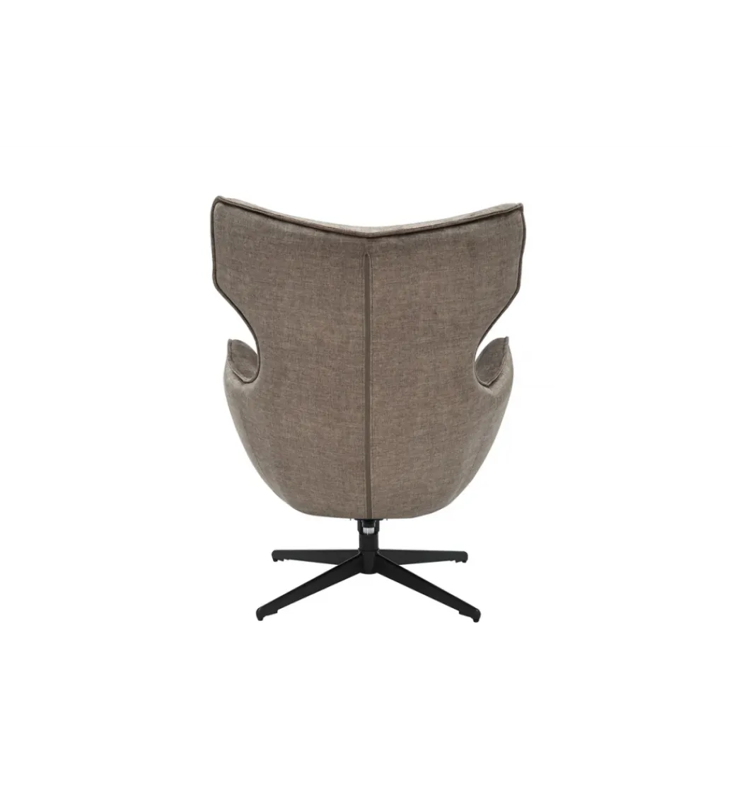 Invicta Interior Fotel obrotowy VOGUE welwet taupe