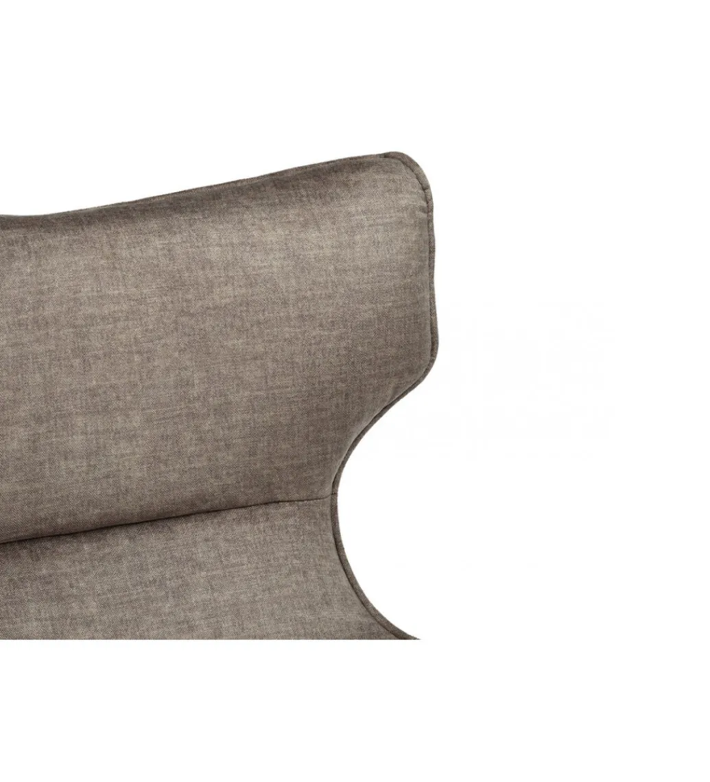 Invicta Interior Fotel obrotowy VOGUE welwet taupe