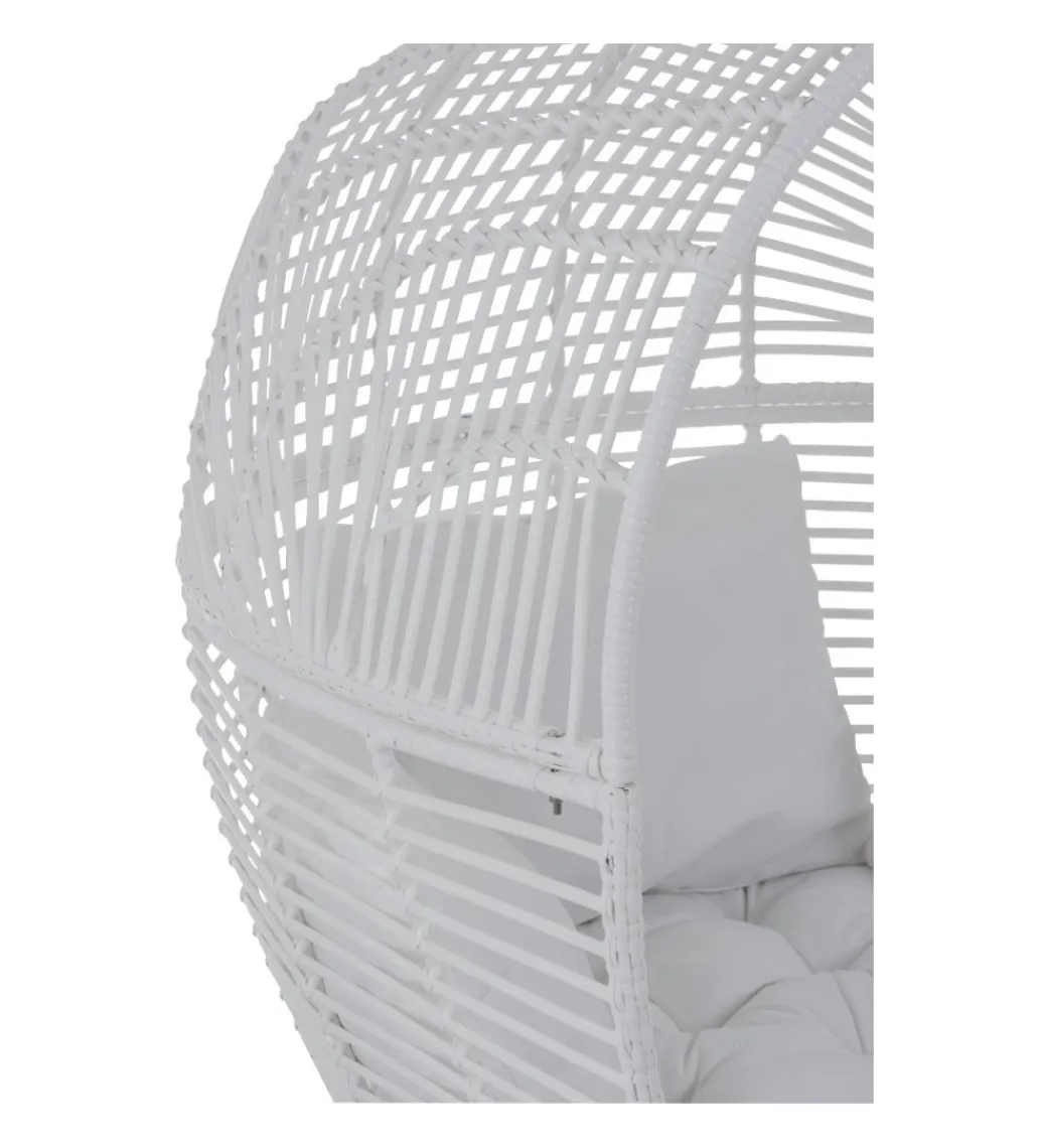 J-Line Fotel ogrodowy SUMMER ELIPSA Biały