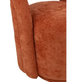 J-Line Fotel OSAMIN 80 cm pomarańczowy
