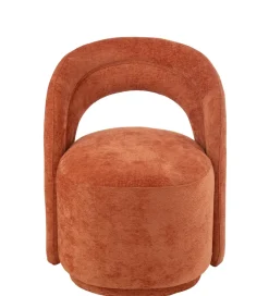 J-Line Fotel OSAMIN 80 cm pomarańczowy