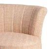 Zona-Design Fotel OSOI 71 cm tapicerowany marmurkowy
