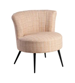 Zona-Design Fotel OSOI 71 cm tapicerowany marmurkowy