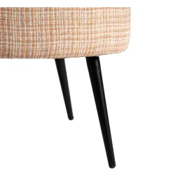 Zona-Design Fotel OSOI 71 cm tapicerowany marmurkowy