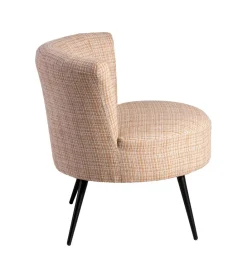 Zona-Design Fotel OSOI 71 cm tapicerowany marmurkowy