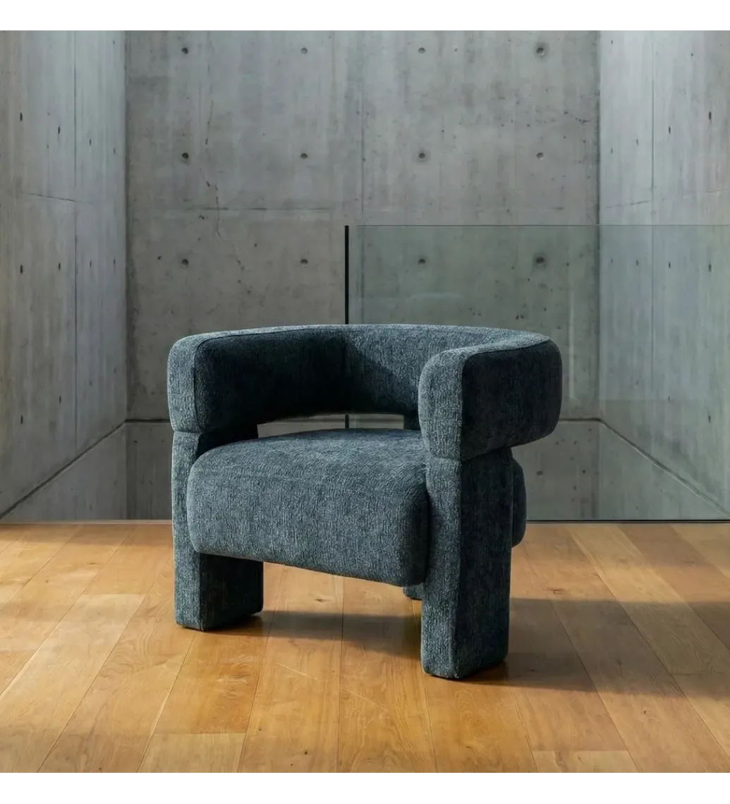 Zona-Design Fotel PERYTONY 69 cm niebieskie