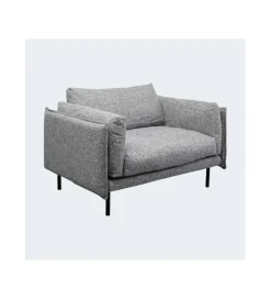 KARE Fotel POLA 126 cm szary
