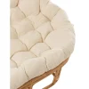J-Line Fotel RONI Rattanowy 179 cm Naturalny