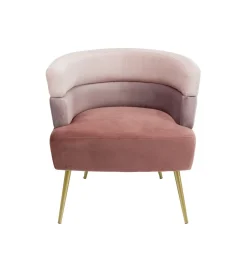 KARE Fotel Sandwich Mauve różowy