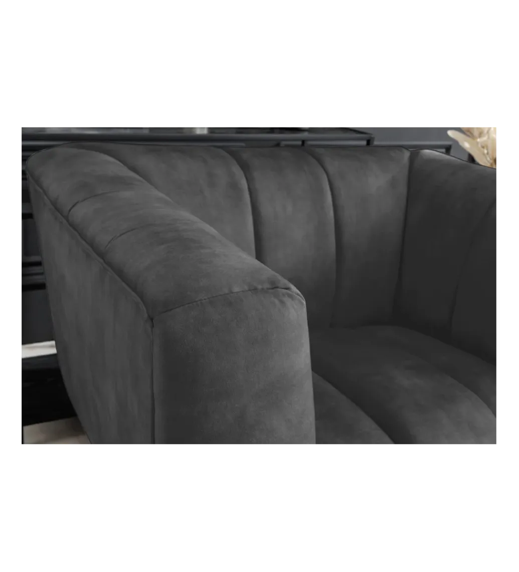 Invicta Interior Fotel Scarlett 106 cm szary