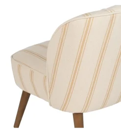 Zona-Design Fotel STRIMERS 73 cm miodowy w paski