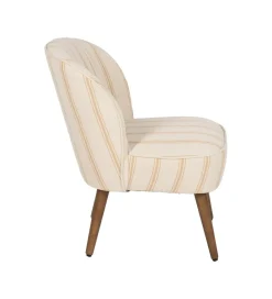 Zona-Design Fotel STRIMERS 73 cm miodowy w paski