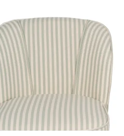Zona-Design Fotel STRIMERS 73 cm zielony w paski