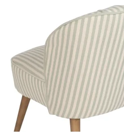 Zona-Design Fotel STRIMERS 73 cm zielony w paski