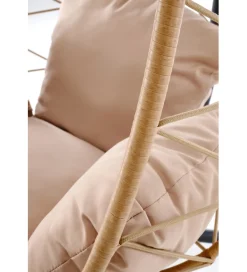Halmar Fotel wiszący SNAKE 191 cm naturalne beżowe