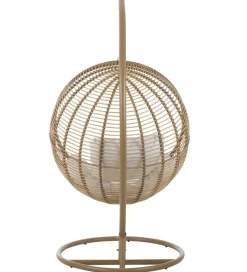 J-Line Fotel wiszący SUMMER SOBRE LA TIERRA 1 metalowy naturalny