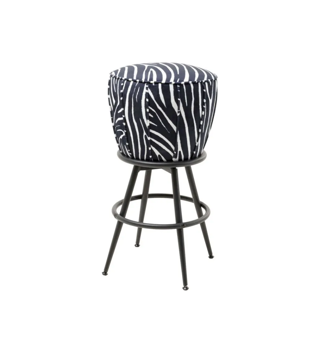 KARE Hoker AFTER WORK ZEBRA 74 cm