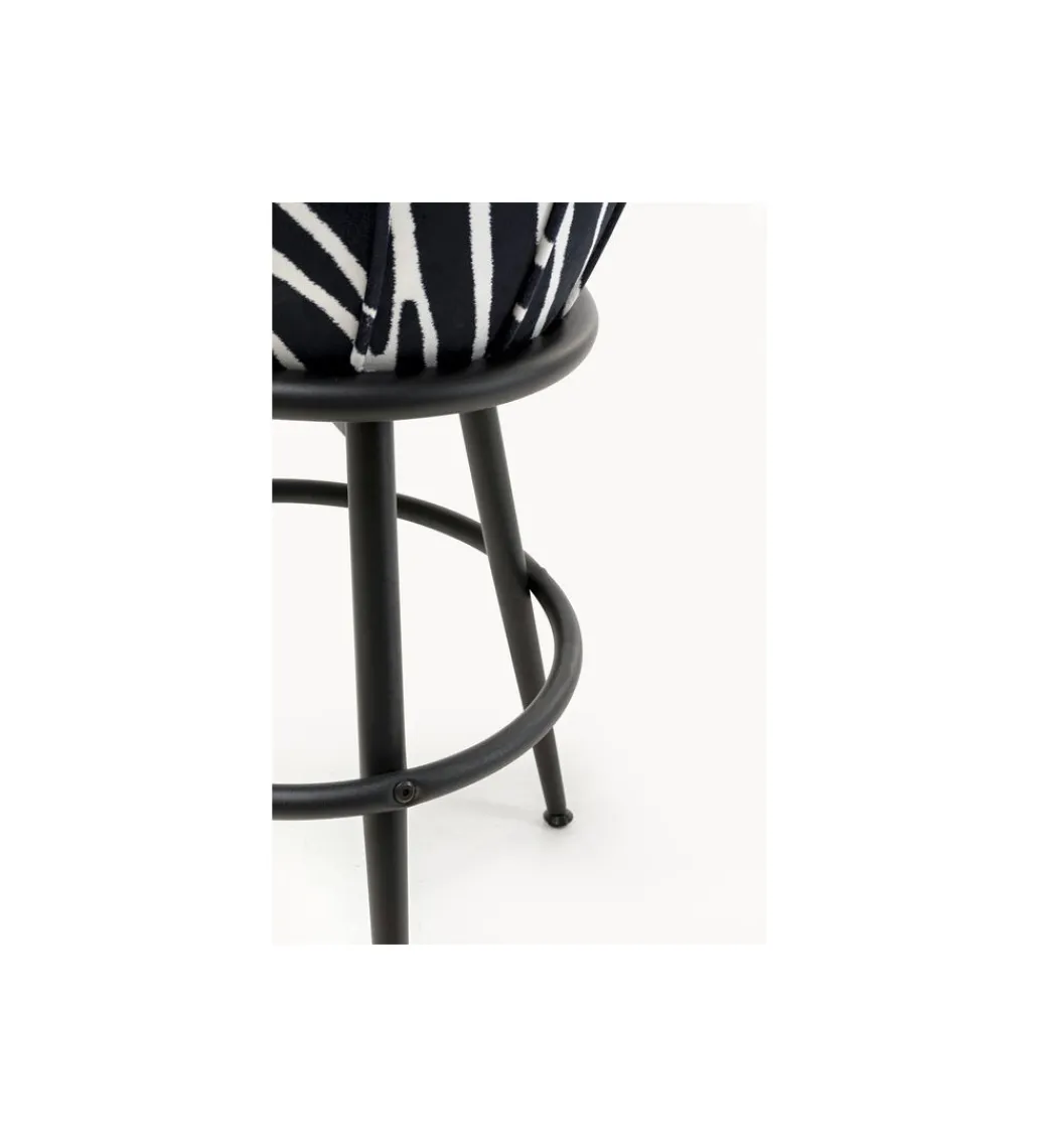 KARE Hoker AFTER WORK ZEBRA 74 cm
