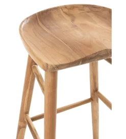 J-Line Hoker ANA drewno Teak brązowe