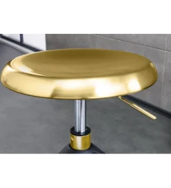Invicta Interior Hoker INDUSTRIAL szczotkowany metal złoty