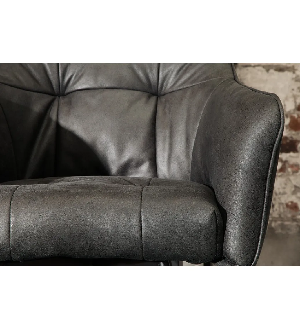 Invicta Interior Hoker Loft Antyczny szary