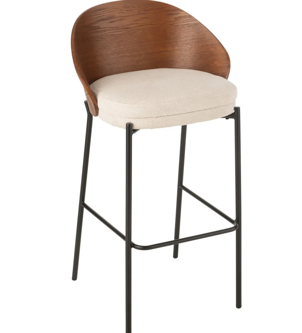J-Line Hoker LONEPLY 82 cm naturalne ciemno brązowe beżowe