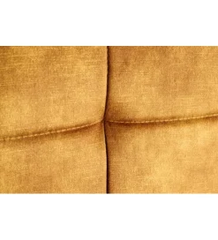 Invicta Interior - przedsprzedaż Hoker MODENA od 92 cm do 115 cm 360 stopni obrotu welwet musztardowy