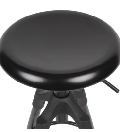 WOHNLING, GERMANY Hoker obrotowy AVERS 72 cm - 80 cm czarny