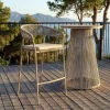 Zona-Design Hoker ogrodowy ASTAREMO 100 cm szarobrązowy
