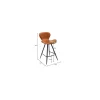 KARE Hoker RUSTY 91 cm efekt skórzany