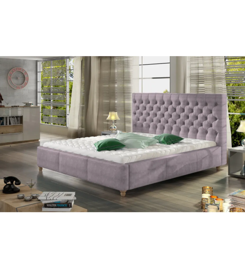Comforteo Łóżko Cambridge w różnych wymiarach i kolorach do wyboru
