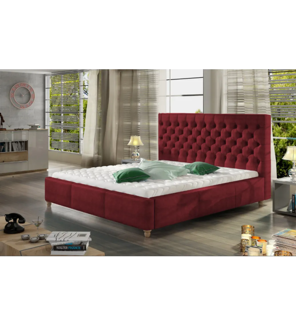 Comforteo Łóżko Cambridge w różnych wymiarach i kolorach do wyboru